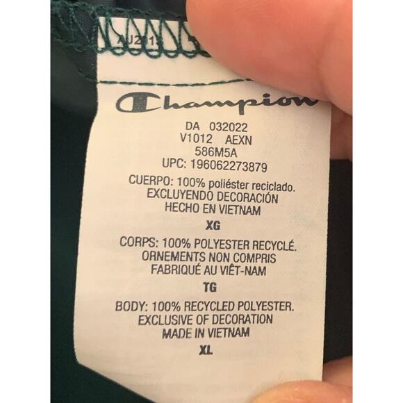 CHAMPION Men’s Pullover Windbreaker with Hoodie / Size: XL - Picture 3 of 11